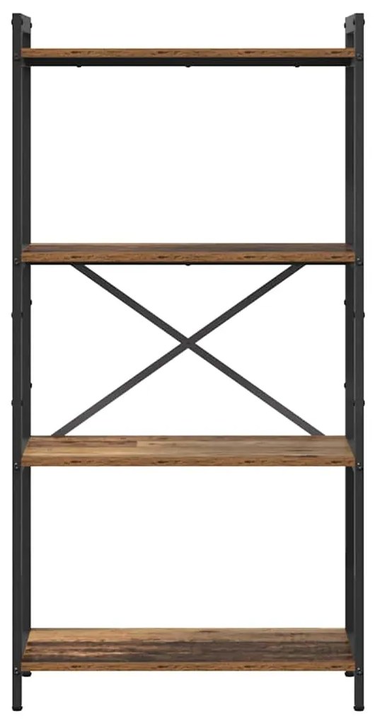 vidaXL Βιβλιοθήκη Παλαιό ξύλο 60 x 30 x 118 εκ Επεξεργασμένο ξύλο