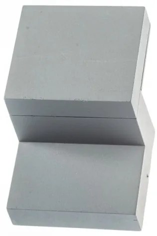Απλίκα Φωτιστικό Τοίχου IP44 LED 8W 3000K STAIR Γκρι HA2099 ACA-HA2099-Γκρι HA2099