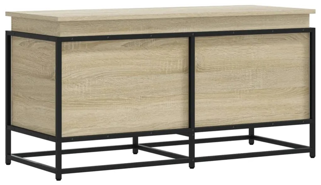 Κουτί Αποθήκευσης με Sonoma Δρυς 100x40x51,5 εκ. Επεξ. Ξύλο - Καφέ
