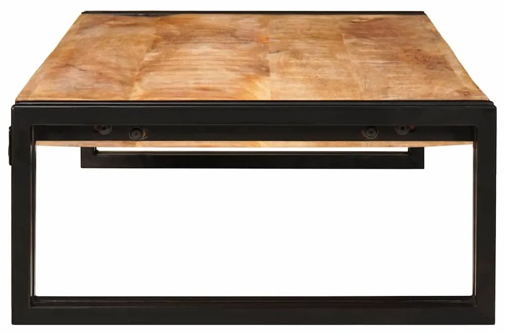 vidaXL Ράφι μπάνιου 100 x 50 x 23 εκ. Στερεό ξύλο μάγκο, σίδηρος
