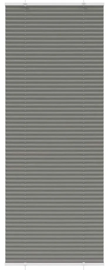 vidaXL Πλισέ περσίδα Ανθρακί 80x200 cm Πλάτος υφάσματος 79,4 cm
