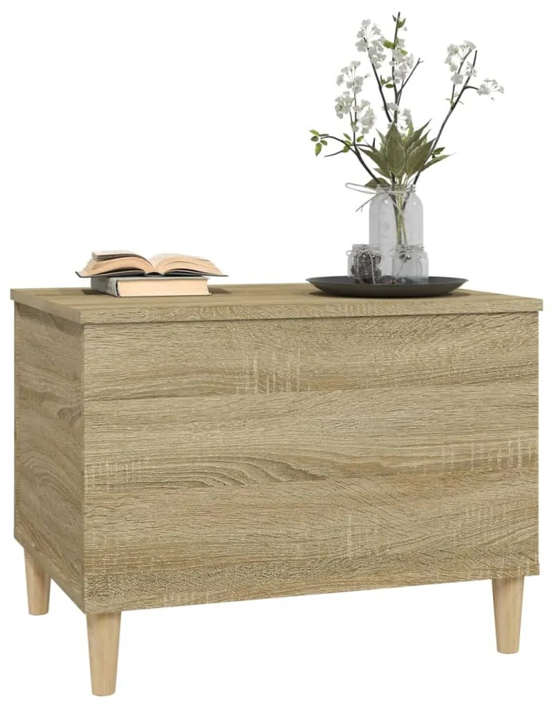 vidaXL Τραπεζάκι Σαλονιού Sonoma Δρυς 60x44,5x45εκ. Επεξεργασμένο Ξύλο