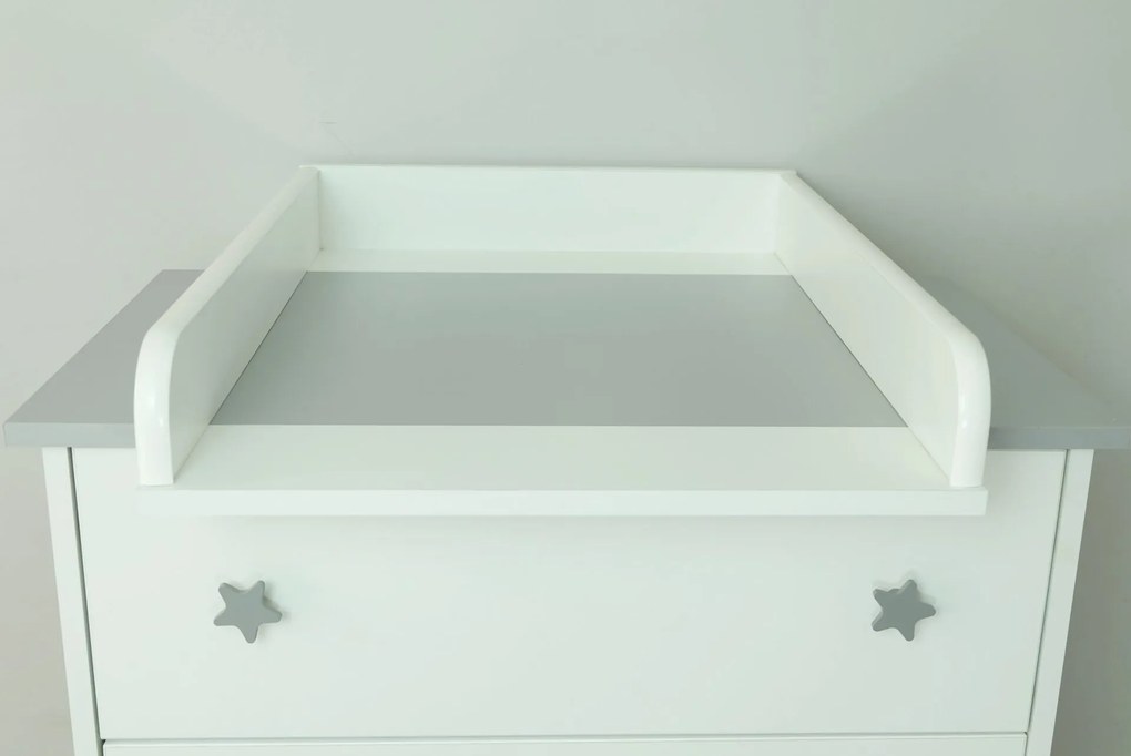 Συρταριέρα  με Αλλαξιέρα  Bellisimo  White + Oak  83x48x87cm  BC20090O BabyCute