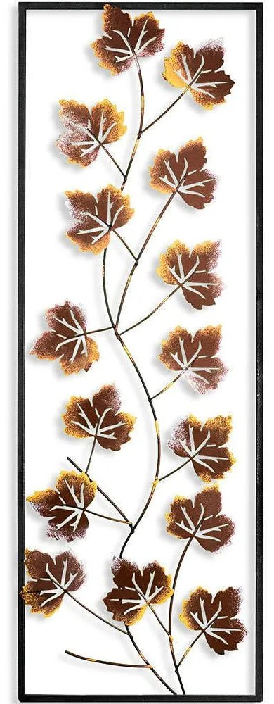 Διακοσμητικό Τοίχου Platane 930DYU1208 32x90cm Brown-Gold Wallity Μέταλλο