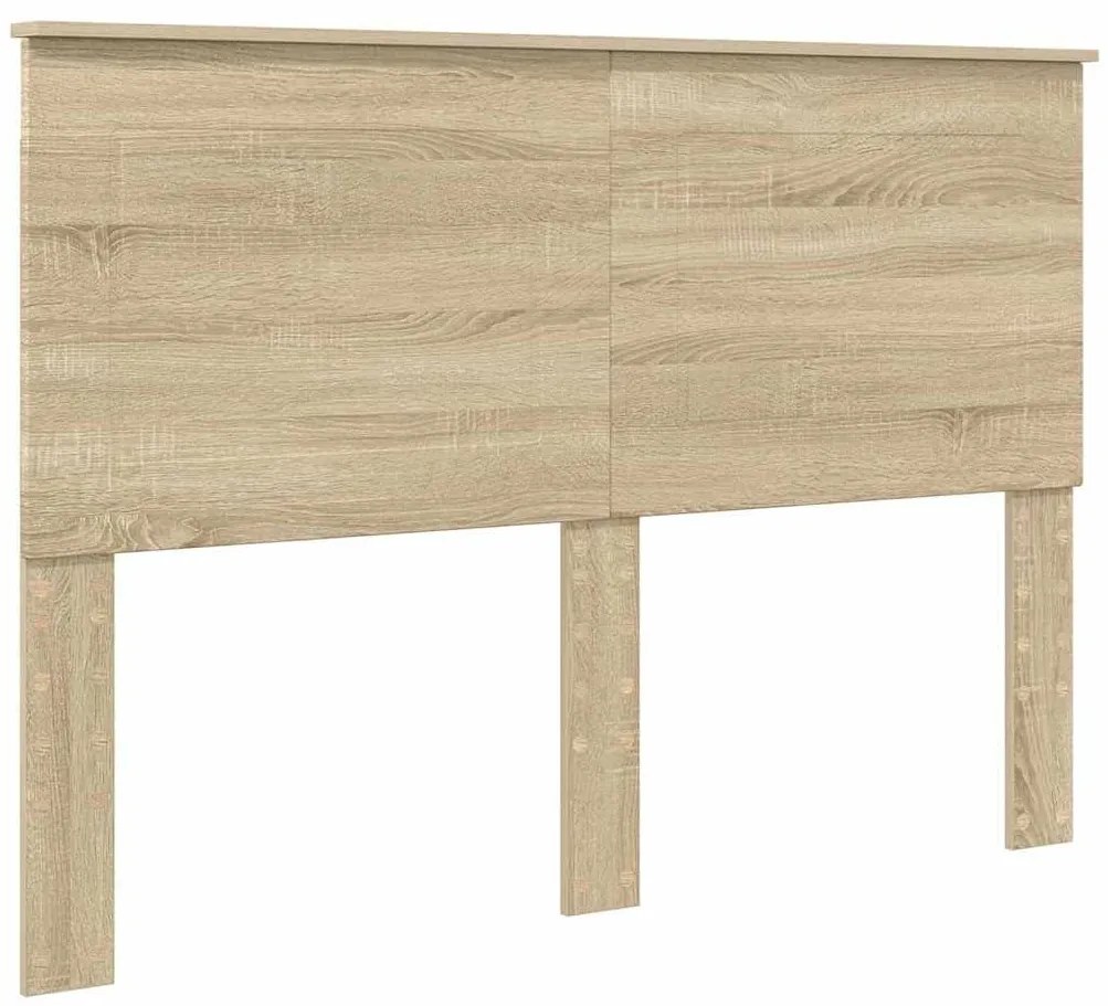 vidaXL Κεφαλάρι με κεφαλάρι Δρύς Sonoma 160 cm Επεξεργασμένο ξύλο