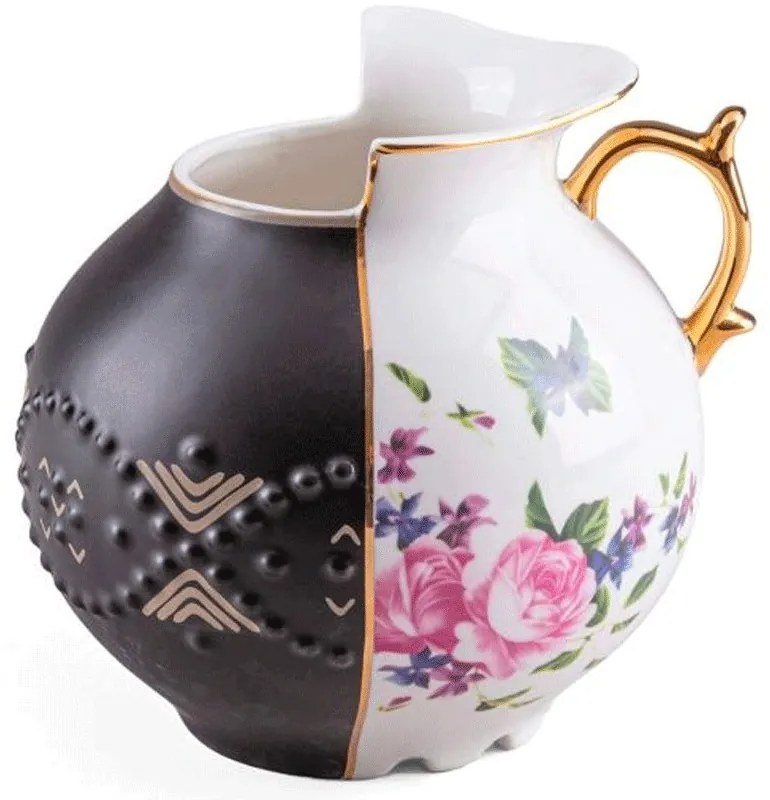 Βάζο Hybrid Lfe 09190 19,5x18,5cm Multi Seletti Πορσελάνη