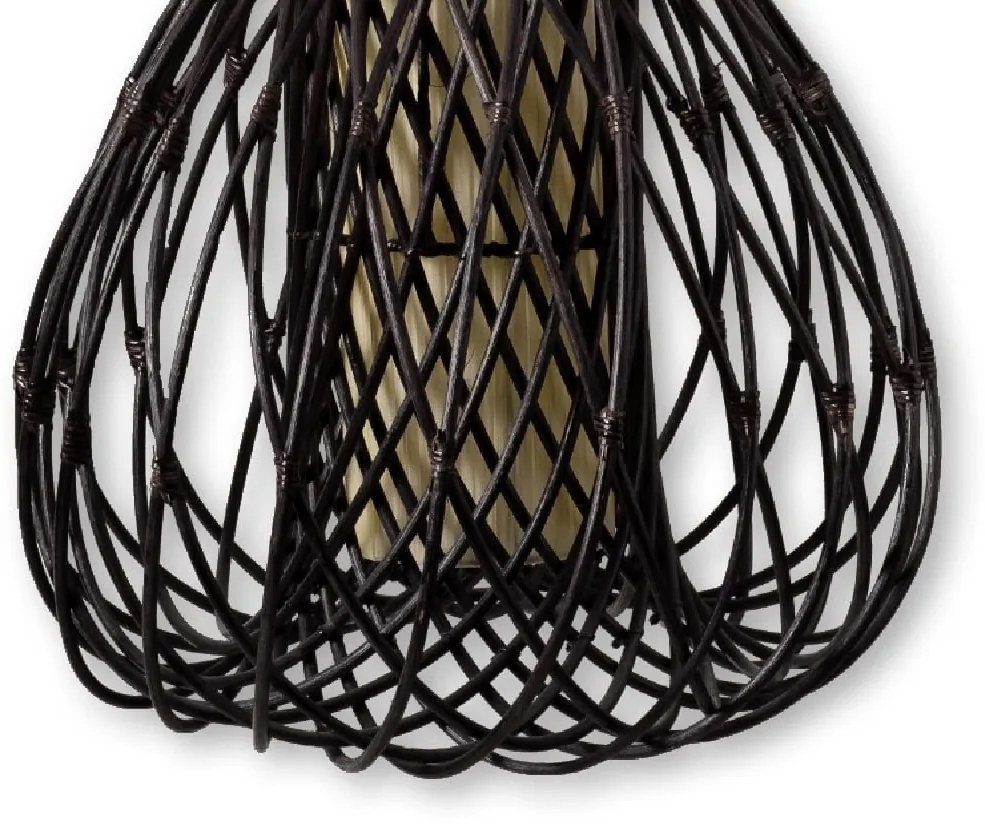 Ceiling Light S Line 40cm Κρεμαστό Rattan Χειροποίητο KA.04-0071