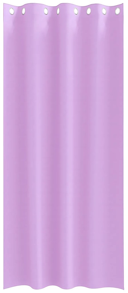vidaXL Κουρτίνες με κουρτίνες 2 pcs Μοβ 245 x 140 εκ. Πολυεστέρας