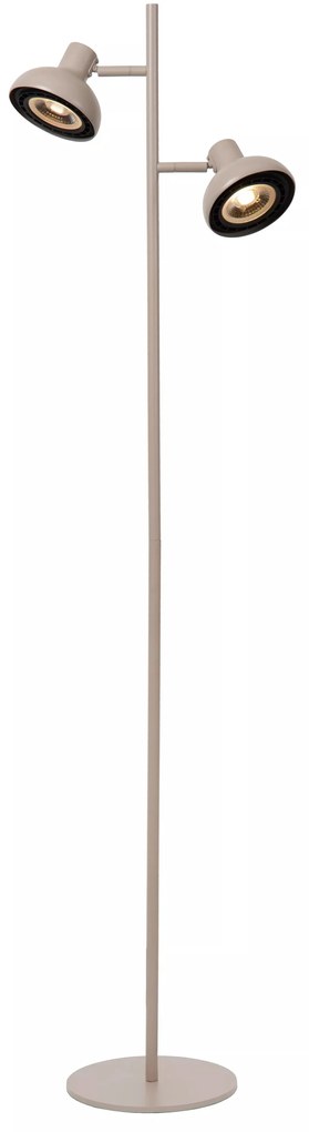 Φωτιστικό Επιδαπέδιο Lucide 30797-02-38 SENSAS Μπεζ/Κρεμ (Beige/Creme)