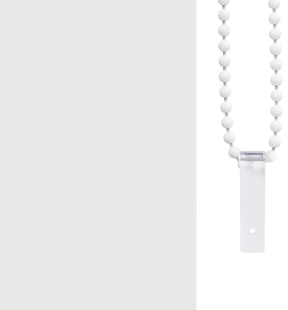 vidaXL Κουρτίνα Μπάνιου Ρολό Λευκή 80 x 240 εκ.