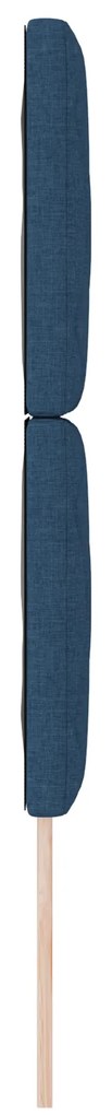 vidaXL Υφασμάτινο Κεφαλάρι Geometric με κεφαλάρι Μπλε 80 cm ύφασμα