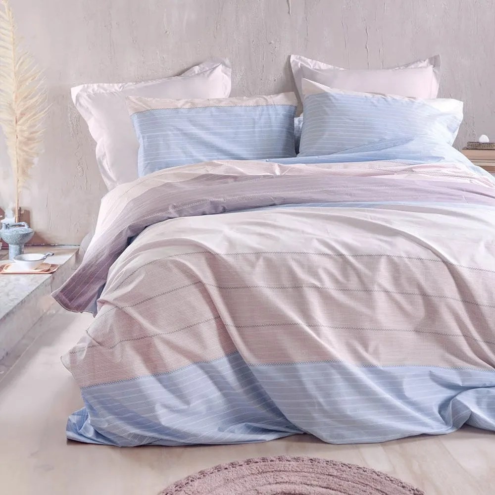 Κουβερλί Chelsea (Σετ 2τμχ) Purple Ρυθμός Ημίδιπλο 160x240cm Cotton-Polyester