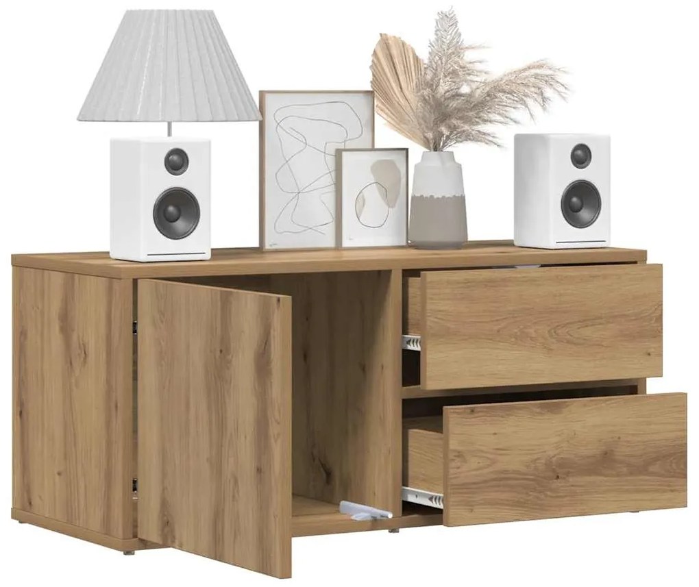 vidaXL Ντουλάπι τηλεόρασης Artisan Oak Κατασκευασμένο ξύλο