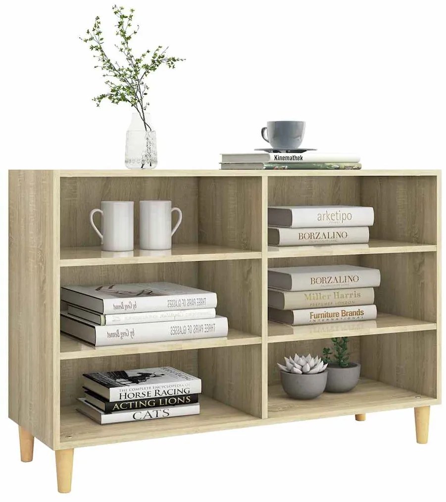 vidaXL Ραφιέρα Sonoma Δρυς 103,5 x 35 x 70 εκ. από Επεξεργ. Ξύλο