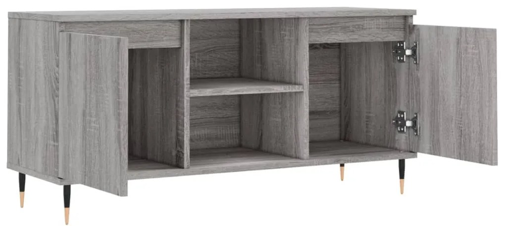 vidaXL Έπιπλο Τηλεόρασης Γκρι Sonoma 104 x 35 x 50 εκ. Επεξεργ. Ξύλο