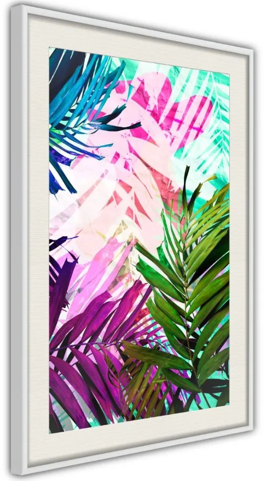 Αφίσα - Vibrant Jungle - 20x30 - Χρυσό - Με πασπαρτού