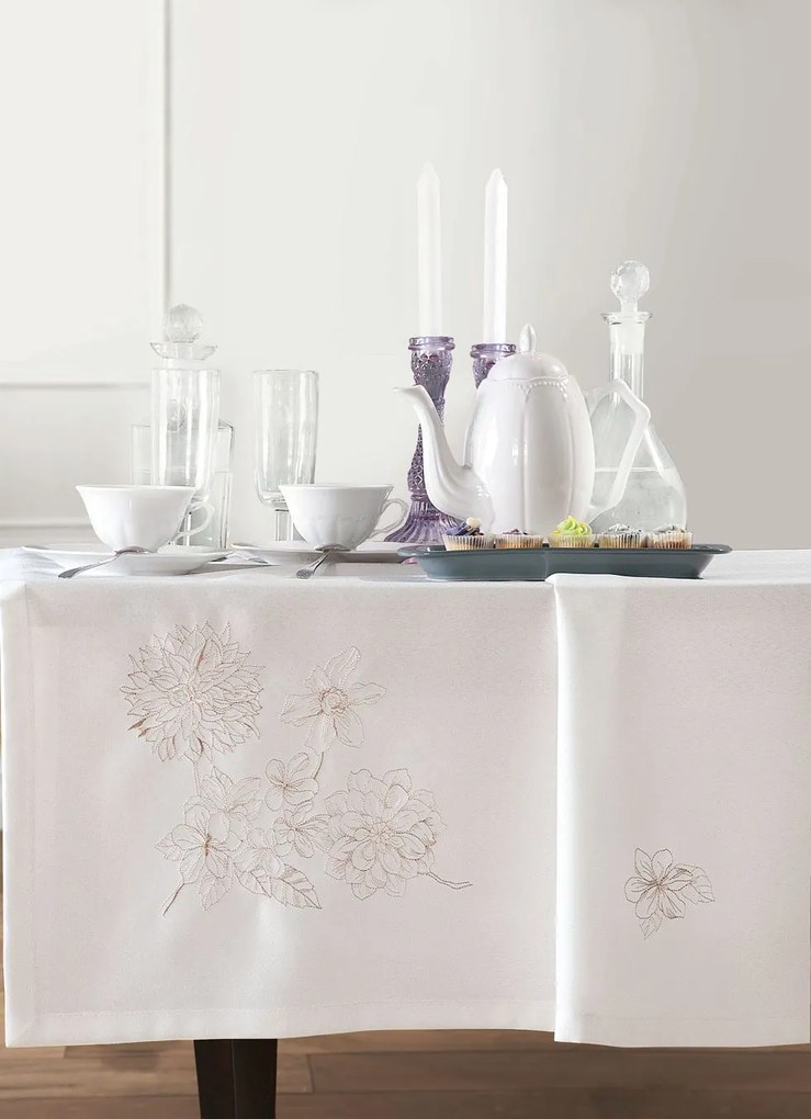 Makis Tselios Home Τραπεζομάντηλο με Κέντημα Lili 140x180εκ.