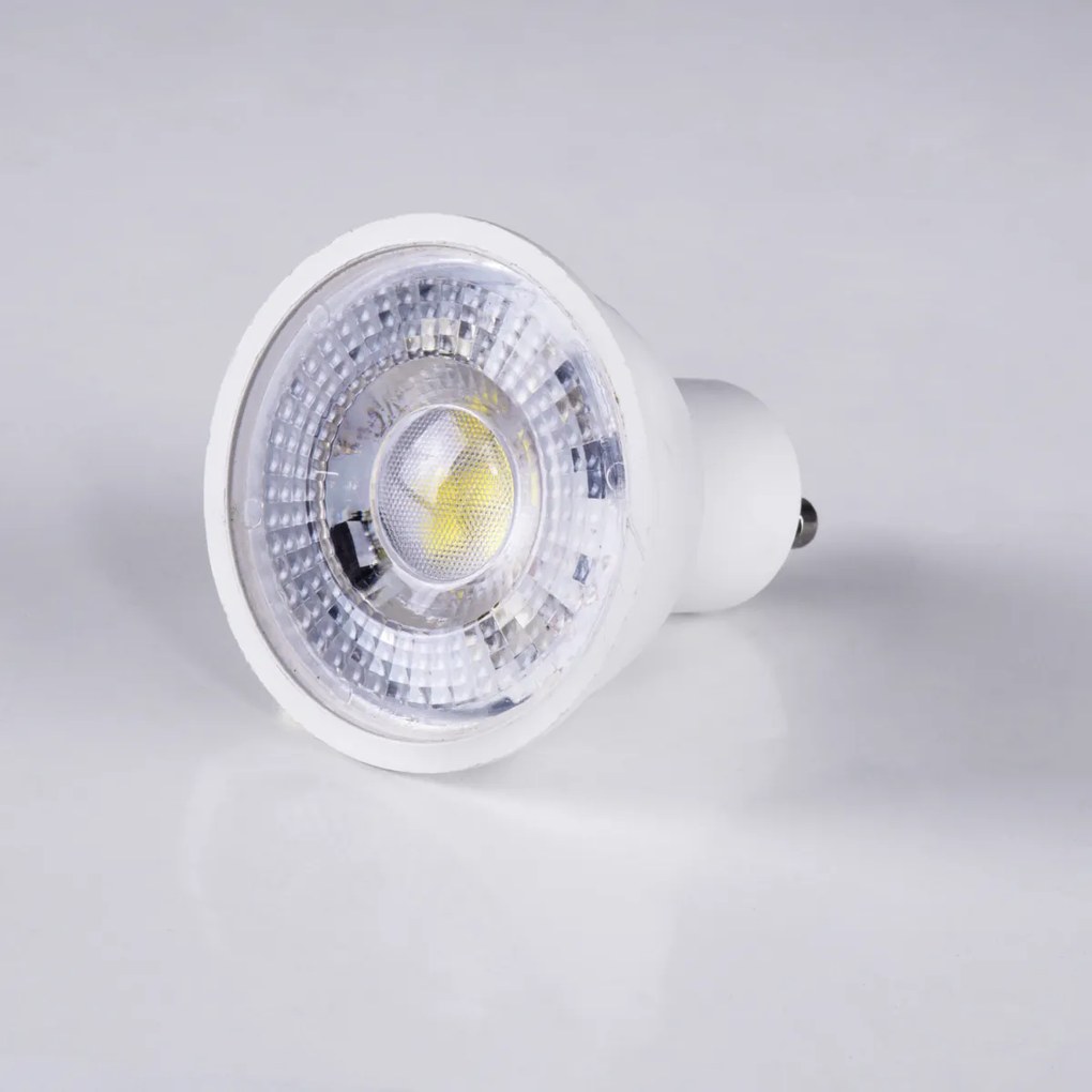 GloboStar® 60120 Σποτ LED GU10 MR16 7W 770lm 38° AC 220-240V IP20 Φ5 x Υ5.2cm Ψυχρό Λευκό 6000K Dimmable - 3 Years Warranty