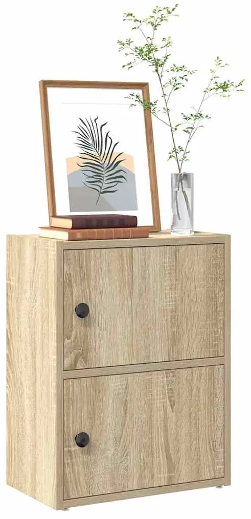 vidaXL Βιβλιοθήκη Sonoma Δρυς 40x24x52 εκ. από Επεξεργασμένο Ξύλο