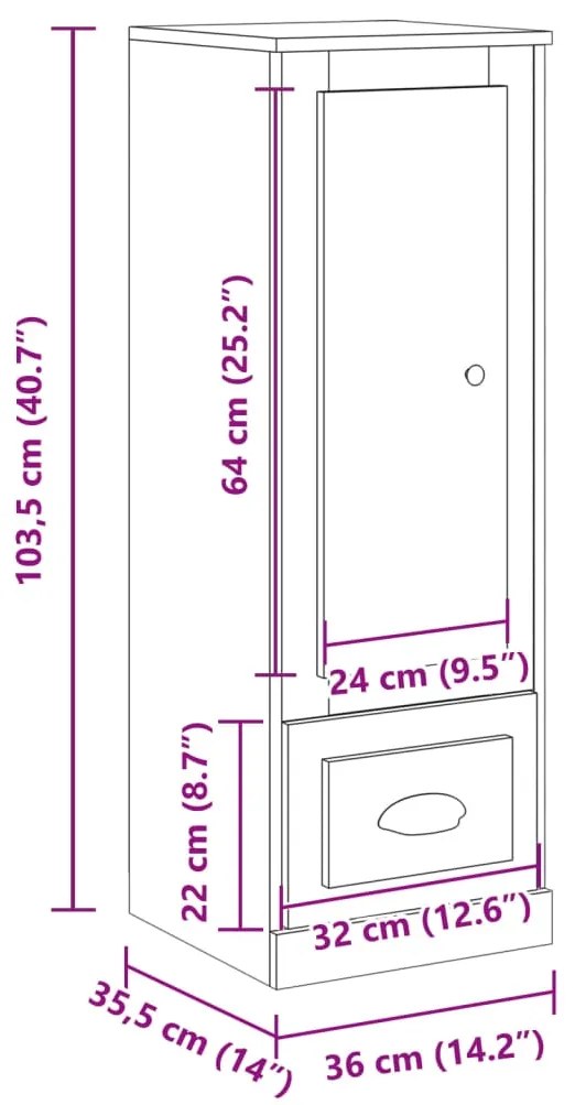 ΝΤΟΥΛΑΠΙ ΌΨΗ ΠΑΛΑΙΟΥ ΞΥΛΟΥ 36X35,5X103,5 ΕΚ. ΕΠΕΞΕΡΓΑΣΜΕΝΟ ΞΥΛΟ 857145