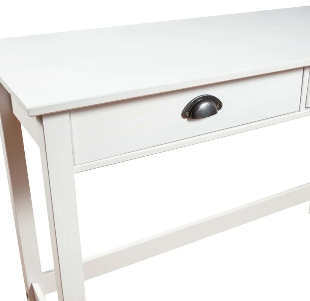 vidaXL Κονσόλα Hill 2 Συρτάρια 110x45x74 εκ από Μασίφ Ξύλο Πεύκου