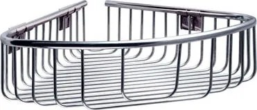 Γωνιακό καλάθι σχαρωτό KARAG RETI III-Χρωμέ-21x21 εκ.