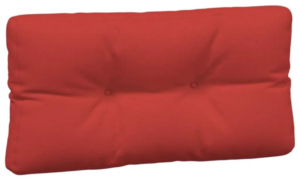 Μαξιλάρια Παλέτας 3 τεμ. Κόκκινα Υφασμάτινα - Κόκκινο