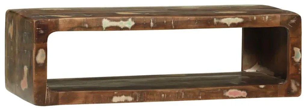 vidaXL Ντουλάπι TV Πολύχρωμο 80 x 30 x 25 εκ Μασίφ ανακυκλωμένο ξύλο