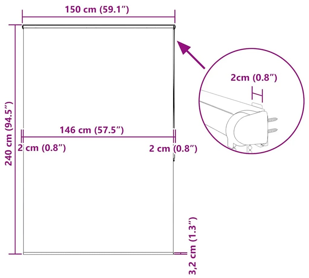 ΚΟΥΡΤΙΝΑ ΜΠΑΝΙΟΥ ΡΟΛΟ ΚΑΣΕΤΑ 150X240ΕΚ. ΠΛΑΤΟΣ ΥΦΑΣΜΑΤΟΣ 146ΕΚ. 4014984