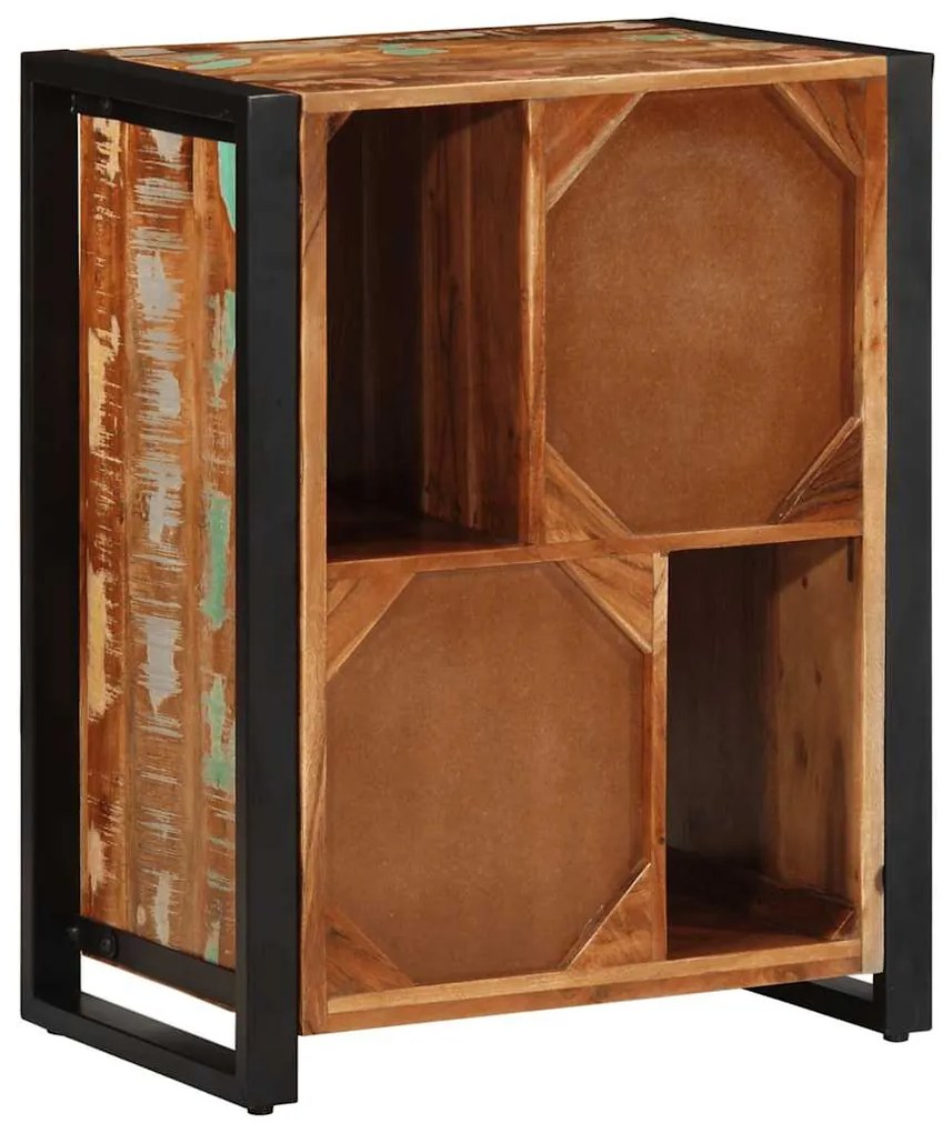 vidaXL Σκευοθήκη Πολύχρωμο 55x35x70 cm Ξύλο μασίφ αναγεννημένο