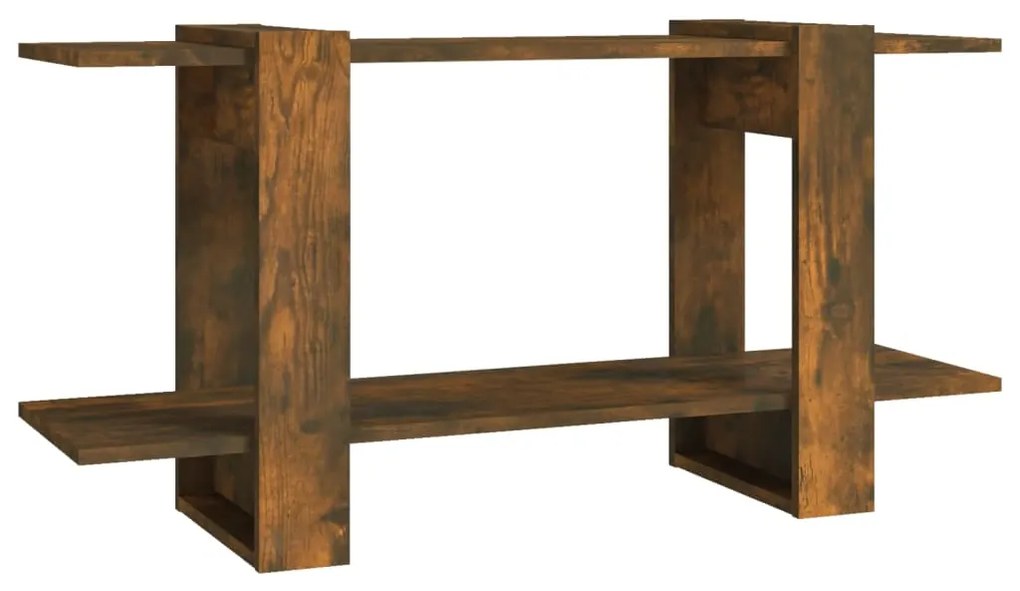 vidaXL Βιβλιοθήκη Καπνιστή Δρυς 100x30x51 εκ. από Επεξεργασμένο Ξύλο