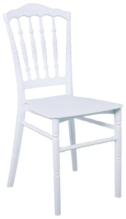 MILLS Καρέκλα PP Άσπρο - Στοιβαζόμενη  40x51x89cm [-Άσπρο-] [-PP - PC - ABS-] Ε371