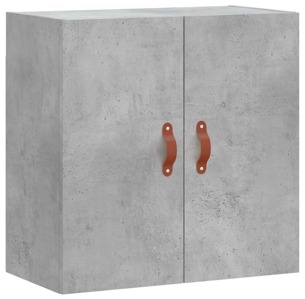 vidaXL Ντουλάπι Τοίχου Γκρι Σκυρ. 60x31x60 εκ. Επεξεργασμένο Ξύλο