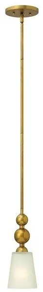 Κρεμαστό Φωτιστικό Οροφής 1xE27 Zelda Elstead Lighting-HK-ZELDA-P-A-VS-Ορείχαλκος HK-ZELDA-P-A-VS
