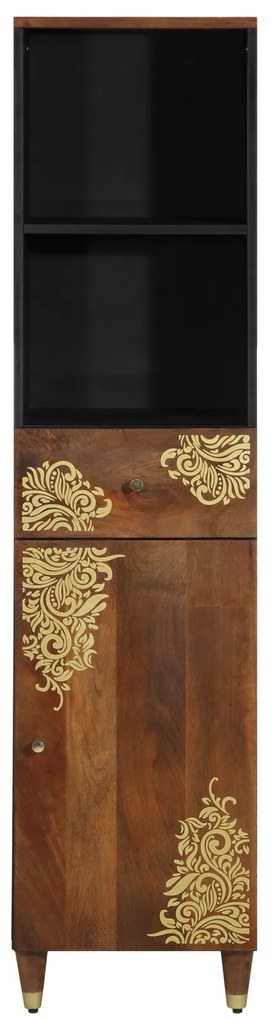 vidaXL Κονσόλα 38x33x160 εκ Μασίφ ξύλο μάνγκο