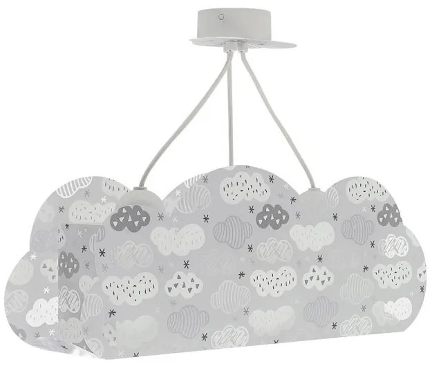 Παιδικό Κρεμαστό Φωτιστικό Οροφής Clouds Gray 41410 E Ango-41410E-Γκρι 41410E