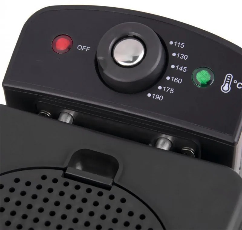 Φριτέζα Oliver Voltz OV51980H, 2 λίτρα, 2000W, Φίλτρο, Αποσπώμενη, Ανοξείδωτο ατσάλι