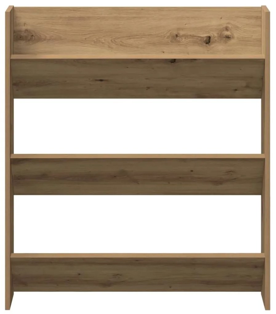 vidaXL Ντουλάπα Παπουτσιών με ράφι 2 pcs Artisan Oak 85 x 18 x 90 εκ.