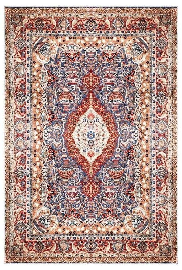 Πατάκια Μπάνιου Kt442 299ANR1589 (Σετ 2τμχ) Multi L'essentiel Maison 60x100cm Πολυέστερ