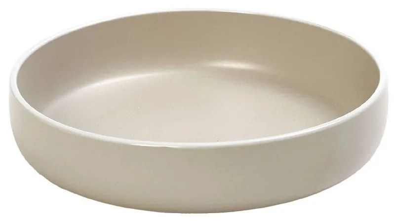 Πιάτο Βαθύ Stoneware Μπεζ Mood Nordic Step ESPIEL 20,3x20,3x5εκ. ATA128K6