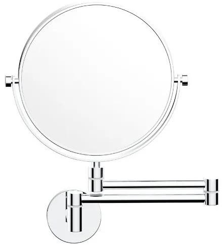 Μεγεθυντικός Καθρέπτης Επιτοίχιος Ø20 εκ.  2 Όψεων x5 Χρωμέ Sanco Mirrors MR-801-Α03