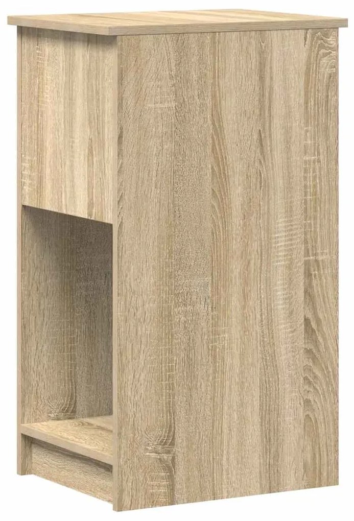 vidaXL Βάση πύργου υπολογιστή με συρτάρι Δρυς sonoma 35x45x77 cm