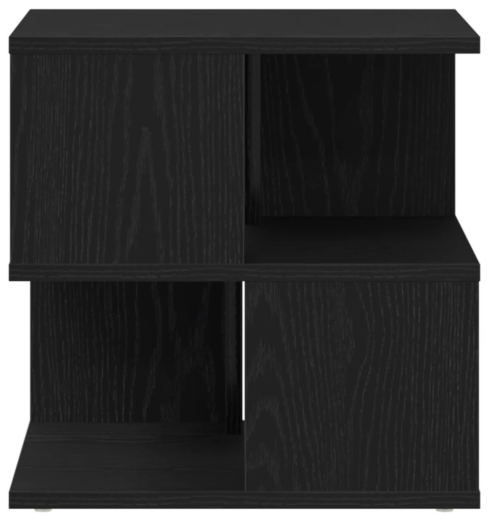 vidaXL Τραπέζι Ψηλού Σαλονιού Μαύρο Δρυς 40x40x40 εκ. Φτιαγμένο από Ξύλο