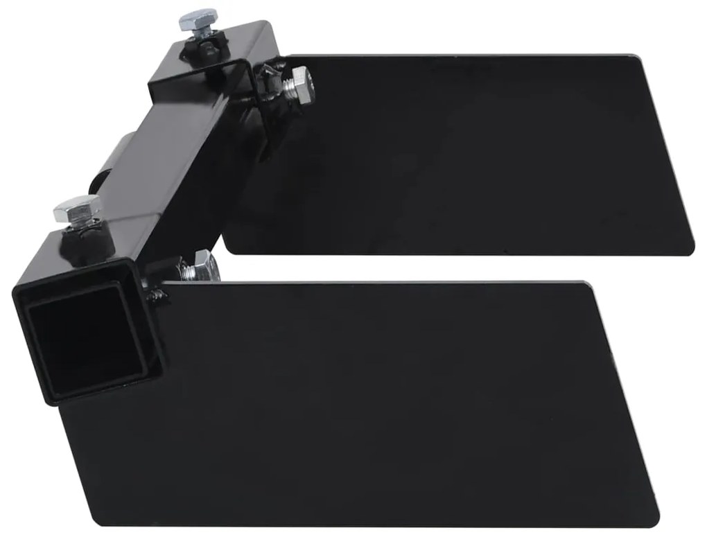 vidaXL Προσαρμογέας Εκχιονιστικού για Χλοοκοπτικό Μαύρος