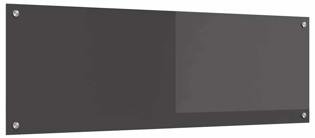 vidaXL Πίσω Πάνελ Κουζίνας Σκούρο γκρι 120 x 40 x 0.6 εκ.
