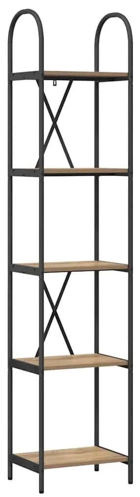 vidaXL Ράφι Βιβλίων artisan δρυς 40 x 30 x 183 εκ Επεξεργασμένο ξύλο