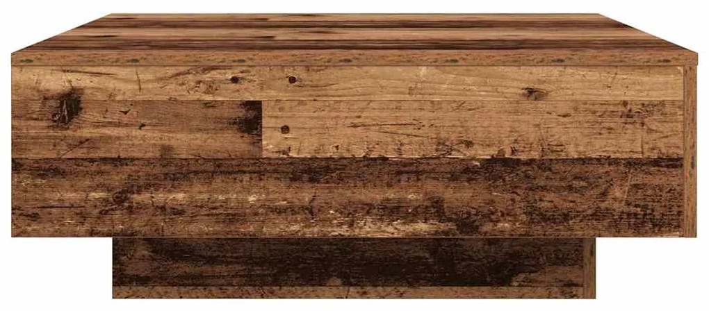 vidaXL Τραπεζάκι σαλονιού Παλιό Ξύλο και Μπλε 80 x 80 x 31 cm