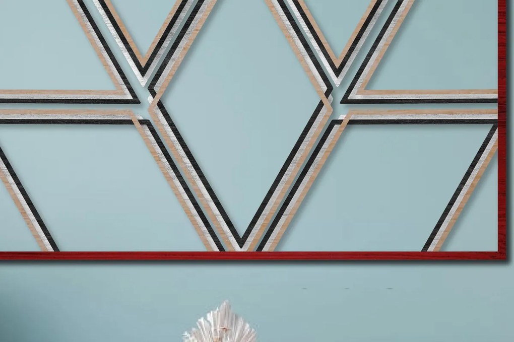 Intra απο ξύλο plywood 3mm-4mm πάχος 3D αφηρημένη διακόσμηση τοίχων πολυεπίπεδη Δίασταση 15x15 cm INTRAFABR-25161518