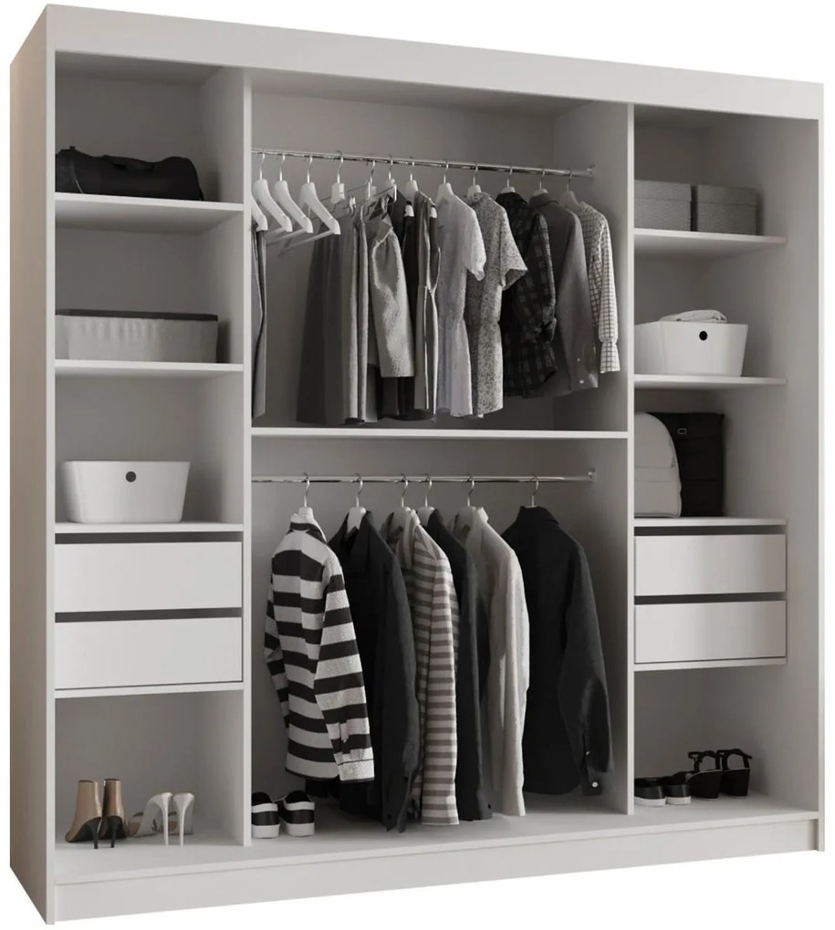 Ντουλάπα Wika 200 συρόμενη-Leuko