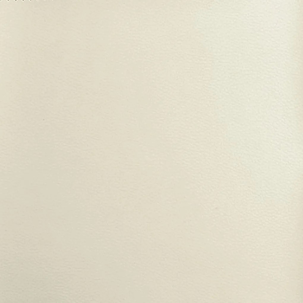 vidaXL Πάγκος Κρεμ 100 x 64 x 80 εκ. από Συνθετικό Δέρμα